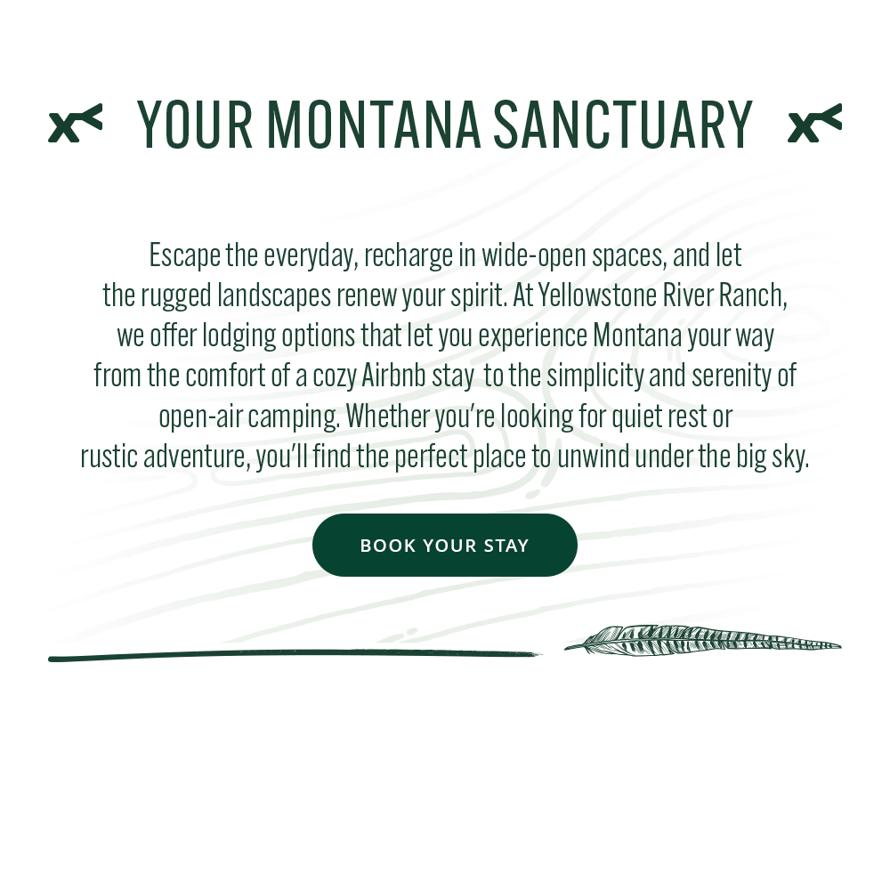 text 'your Montana sanctuary'