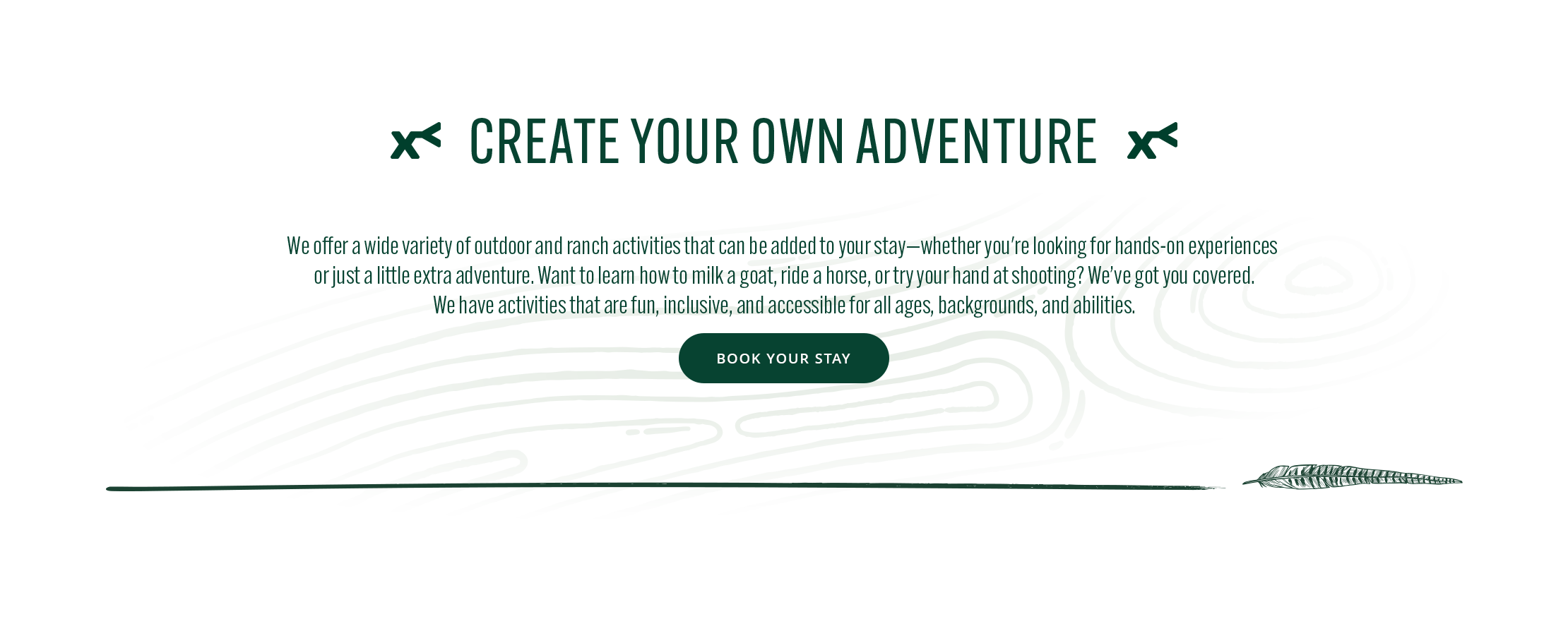 text 'create your own adventure'
